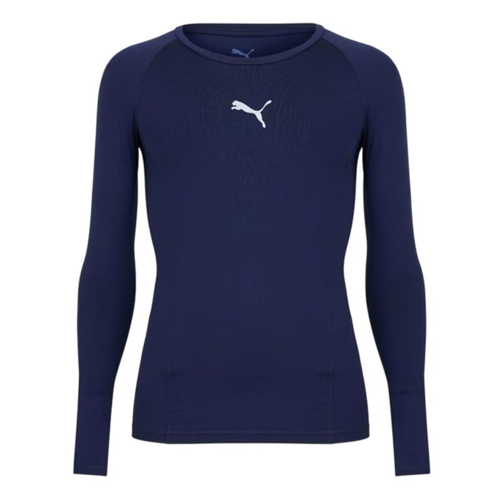 Puma Mens Liga Long-Sleeved T-Shirt / Peacoat